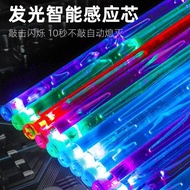 Colorful professional light-emitting drums, drums, hammers, fluorescent flash luminous drums.