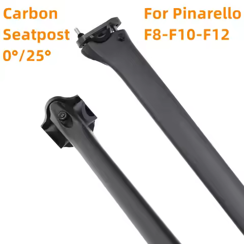 Carbon Seatpost 340mm 0/25 Degree For Pinarello F8/F10/F12 Frame Oval 1K Carbon Road Seat Post Ultra
