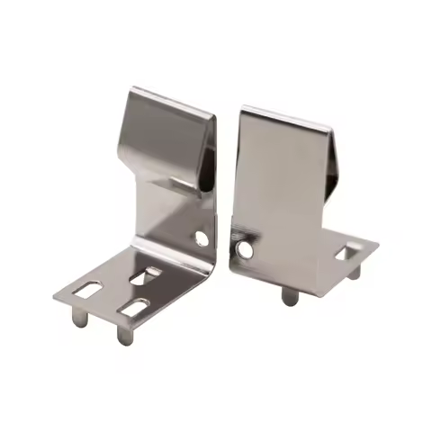 Customized Metal 18650 Battery Clip Through Hole CR123A, 18650, 17350 Battery Holder