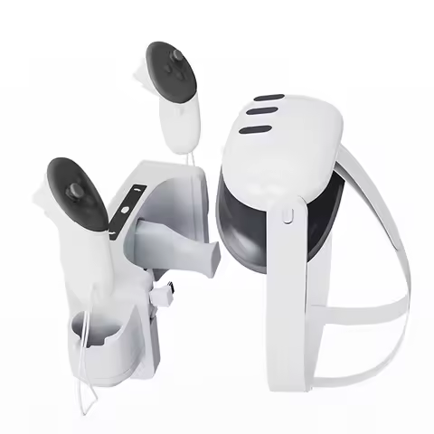 Charger Docking Station Base Wall Mount For Meta Quest 3 Charger Station Controller For Oculus VR Re