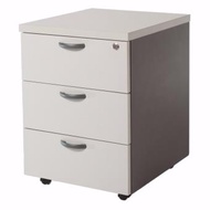 [Free Delivery &amp; Installation] 3-Equal Drawer Mobile Pedestal / Mobile Drawer / Office Drawer (Grey Colour)