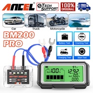 Ancel BM200 Pro ดิจิตอลแอลซีดีเซลล์แสงอาทิตย์ทดสอบจอภาพวิเคราะห์สุขภาพ
