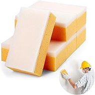 Gisafai 6 Pcs Drywall Sanding Sponge 9 x 4.5 x 3.1 Inch Sanding Blocks Drywall Washable and Reusable