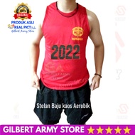 GILBERT ARMY STORE Promo Paket Murah Baju Kaos+celana  Stelan Aerobik Logo Kopasus Kopassus Komando 