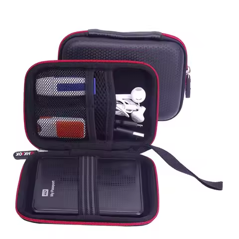 Portable External HDD Hard Drive Carrying Case Bag for Western Digital WD Elements/WD My Passport/My
