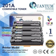 QUANTUM SET 201A  CF400A CF401A CF402A CF403A Compatible for HP Color LaserJet Pro 400 M252dw M252n 