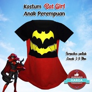SUPEK - Bat-G1rl Girls Costume Ages 2-8 Years