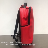 Sprayground Red Stitched Shark Print Streetwear Backpack