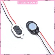 NAV 2 Pieces 8Ω 1W 1510 Speaker Oval Loudspeaker Driving Record Phone Speaker 1015 SNR 100 dB 8 ohms