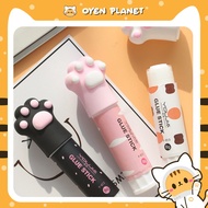 OYEN PLANET Cute Cat Claw 8g Glue Stick Gam Kering Sekolah Dry School Kids Student Stationery Set Ta