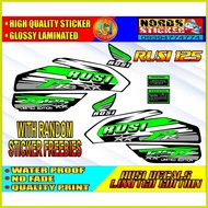 ✅ ▤ ✟ ✷ RUSI 125 LIMITED EDITION decals