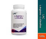 LAC L-Arginine + L-Citrulline Caplet 120s