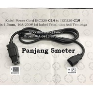 Power output cable Ups Apc C19 to C14 5M SNI