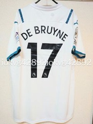 21-22曼城德布勞內球衣