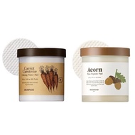 SKINFOOD Carrot Carotene Calming Water Pad/Acorn Pore Peptide Pad