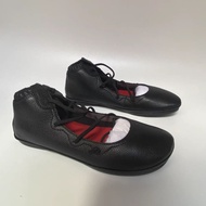 Camper Ladies Leather Laced-Up Flat Ballet Shoes