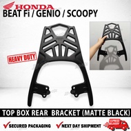 Honda Beat Genio Scoopy Top box Rear Bracket Matte Black Honda Beat Fi Honda Genio Honda Scoopy