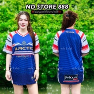 ND STORE 888🔥New Hot🔥เสื้อกีฬาคอวี ARCTIC ใส่ได้ทั้งชาย/หญิง ✅พร้อมส่ง 7 สี