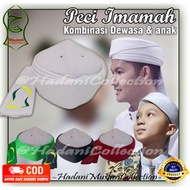 Instant Permanent Imamah Cap Combination Permanent Imamah/ 3 Meters Combination Permanent Imamah Tur