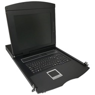 1U Rackmount 17" LCD with 8 port KVM switch, and 8 x 1.8 meter KVM Cable (Model: CL-1708COMBO)