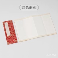 ST/🧃Blank Folding Book Thickened Album Xuan Paper Book Calligraphy Traditional Chinese Painting Xuan Album Folding Foldi