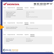 Terlaris Comline-Sepeda Motor Honda Scoopy 2023 Prestige Stylish Kode