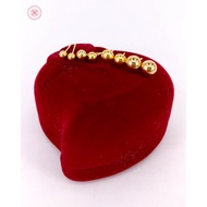 ✷✒COD PAWNABLE 18k Earrings Legit Original Pure Saudi Gold Full Ball Stud Earrings w/ Gold Pakaw