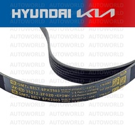 FAN BELT HYUNDAI SANTA FE TAHUN 2011 2.2 - 25212-2F020 - 6PK2503