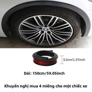 Đa Năng Ô Tô Xe Bánh Lốp Lông Mày Dây Fender Loe Vòm Viền Nối Dài Đúc Bảo Vệ Môi Nối Dài Xe Chắn Bùn