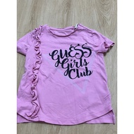 Tshirt guess girl kids pink size 5