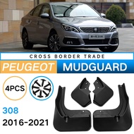 Suitable for 2016-2021 Peugeot Peugeot 308 Mudguard Car Tire Mudguard Piwa Car Accessories Decoratio