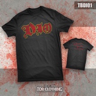 T-shirt DIO - Logo - Band Rock - (TBDI01) Tor Clothing T shirt men T shirt for men