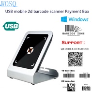 New Arrival 1D 2D QR code Barcode Scanner Payment Box for Retail Store COMS Automatic scan QR code R