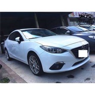 【FB搜尋桃園阿承】馬自達 超人氣MAZDA3  2015年 2.0 白色 二手車 中古車