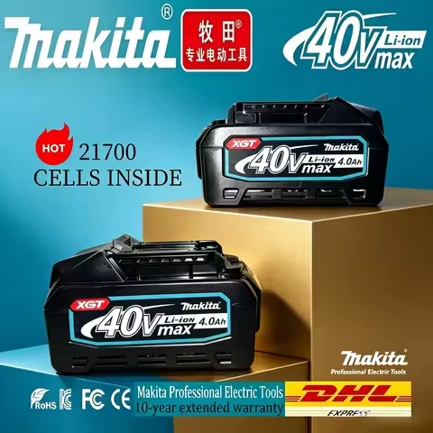 Makita 40V Max XGT Battery 4.0Ah BL4050F Compatible with HR001G TW001G TD001G - Original Cordless To