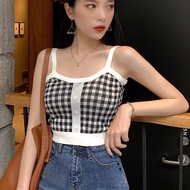 Korean Square Knit Tank Top
