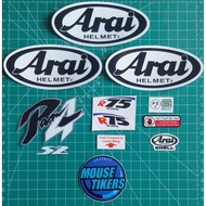 Sticker Package Accessories Helmet Ar*i Printing Ram4 White