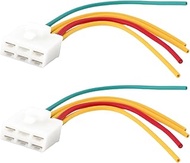 SING F LTD 2Pcs 5Pin Regulator Rectifier Plug Wiring Compatible with AMAHA YZF R6 R6S FZ6 FZ-6 FZ6R 