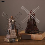 【hzsskkdssw03.sg】Money Box Resin Piggy Bank Retro Saving Box Retro Saving Pot Windmill Crafts Nether