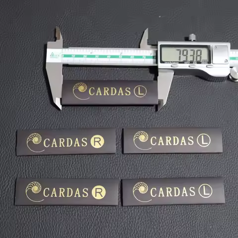 16Pcs CARDAS logo label for7-14mm wire diameter insulation heat shrink tube DIY audio cable speaker 