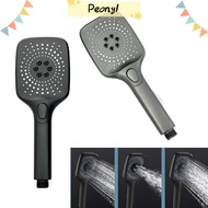 PDONY Water-saving Sprinkler, High Pressure Big Flow Large Panel Shower Head, Universal Handheld 3 Modes Adjustable Shower Sprinkler Bathroom Accessories