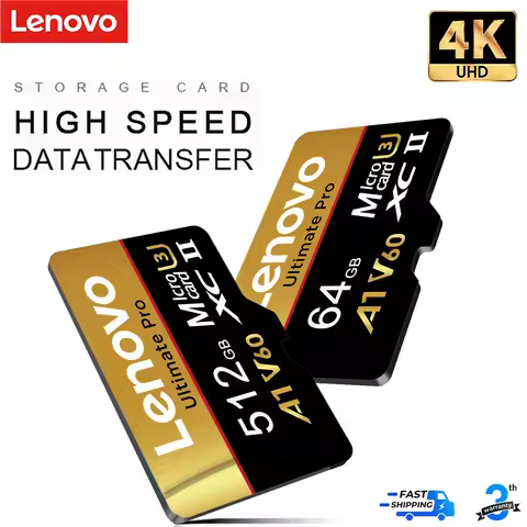Lenovo High Speed Extreme Pro Micro SD Card 512GB 256GB 128GB U3 V60 SD Flash Memory Card For Phone 