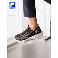 FILA FILA Flyknit Running Shoes Men's Shoes 2022 Autumn New Style Lightweight Rebound Sports Shoes T
