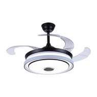 42 inch invisible fan lamp remote control ceiling fan lamp living room chandelier dining room fan Chandelier