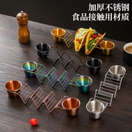 Stainless Steel Taco Taco Holder Burrito Double Cup Holder Crepe Holder