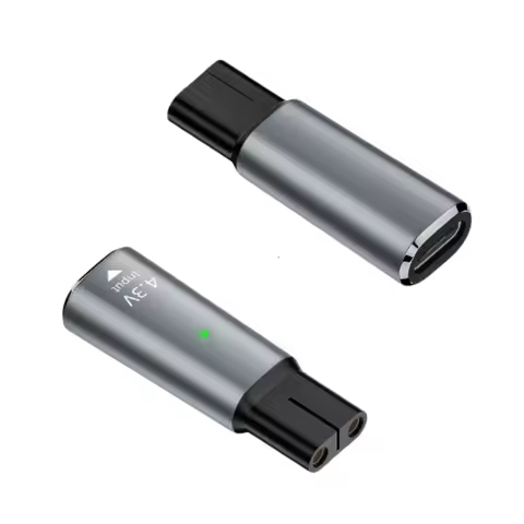 4.3V Type-C Shaver Adapter Charging Converter for Philips Norelco One Blade QP2520 QP2515 QP2620 wit
