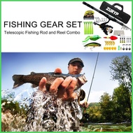 Fishing Rod and Reel Combo Portable Travel Fishing Rod and Reel Kit with Bag Balanced Fishing Rod and Reel tdesg tdesg