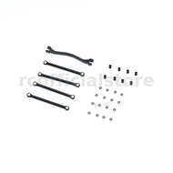 Upgraded Metal Connecting Linkage Rods/Drive Shaft Set for Land Rover Camel FMS FCX24M 1/24 RC Cars 