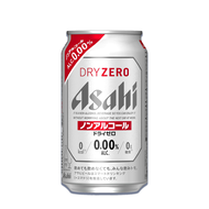 Asahi Zero Free Non-Alcoholic Beer 350ml Can | Zero Sugar Zero Calorie Zero Carbs | Dry & Refreshing