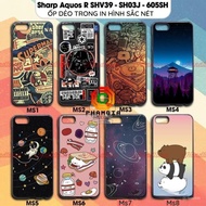 Sharp Aquos R SHV39 / SH03J / 605SH / Aquos R Compact SHV41 701SH SHM06 flexible case with printed i